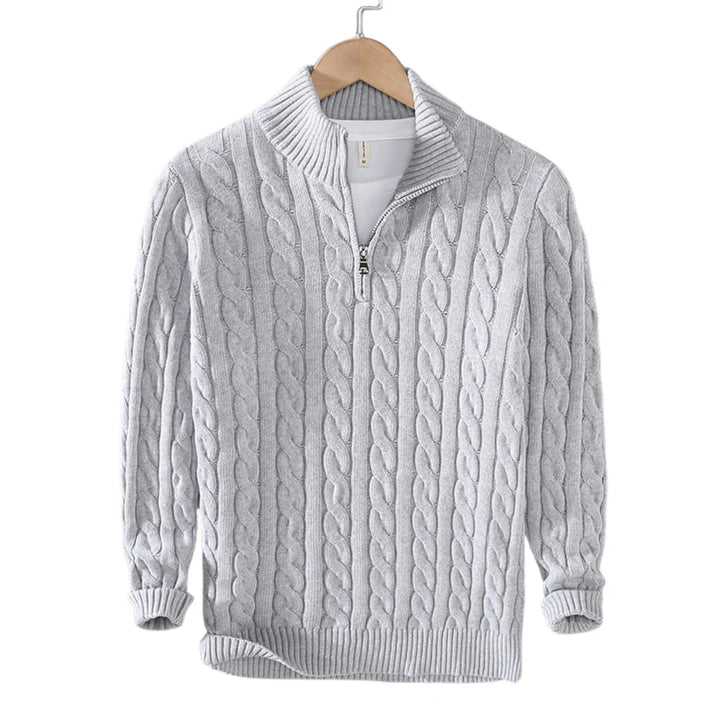 VERBIER HALF ZIP SWEATER