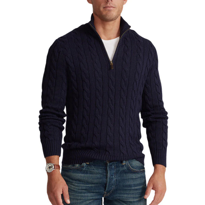 VERBIER HALF ZIP SWEATER