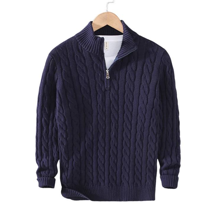 VERBIER HALF ZIP SWEATER