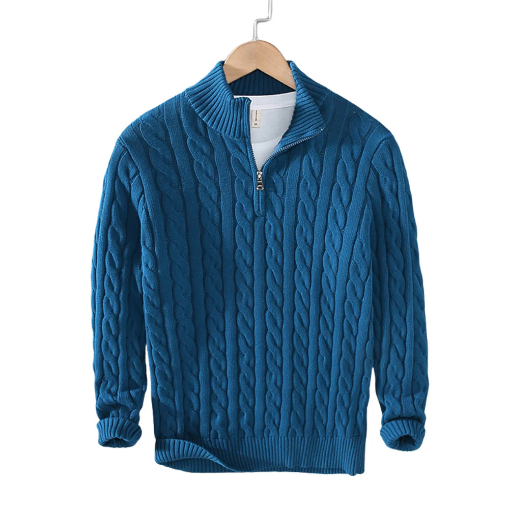 VERBIER HALF ZIP SWEATER