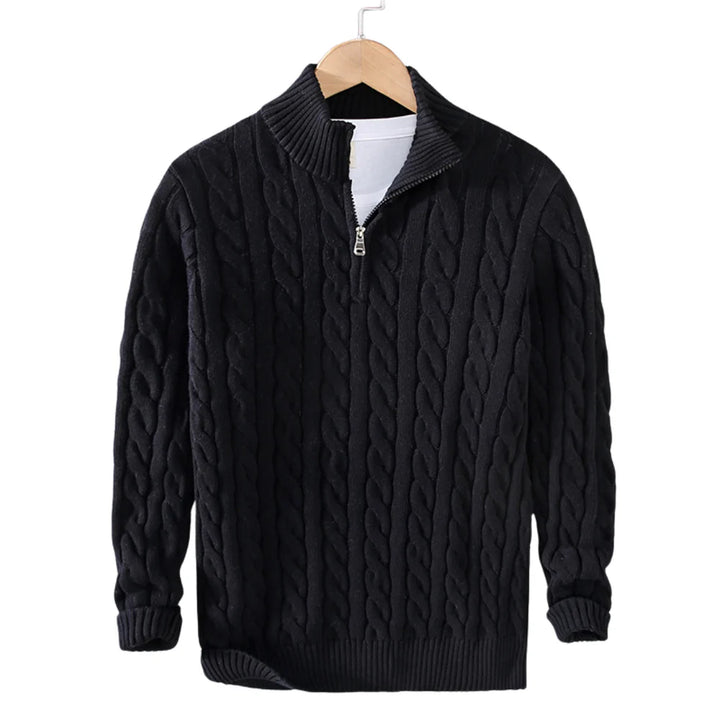 VERBIER HALF ZIP SWEATER