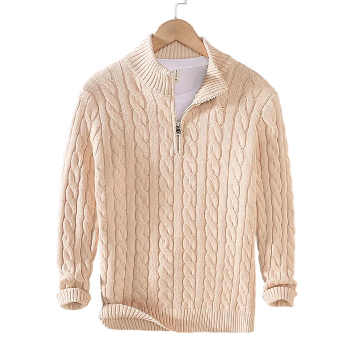 VERBIER HALF ZIP SWEATER