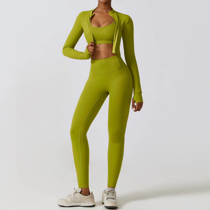 Everyday Seamless Vest - 3 parts set (yellow)