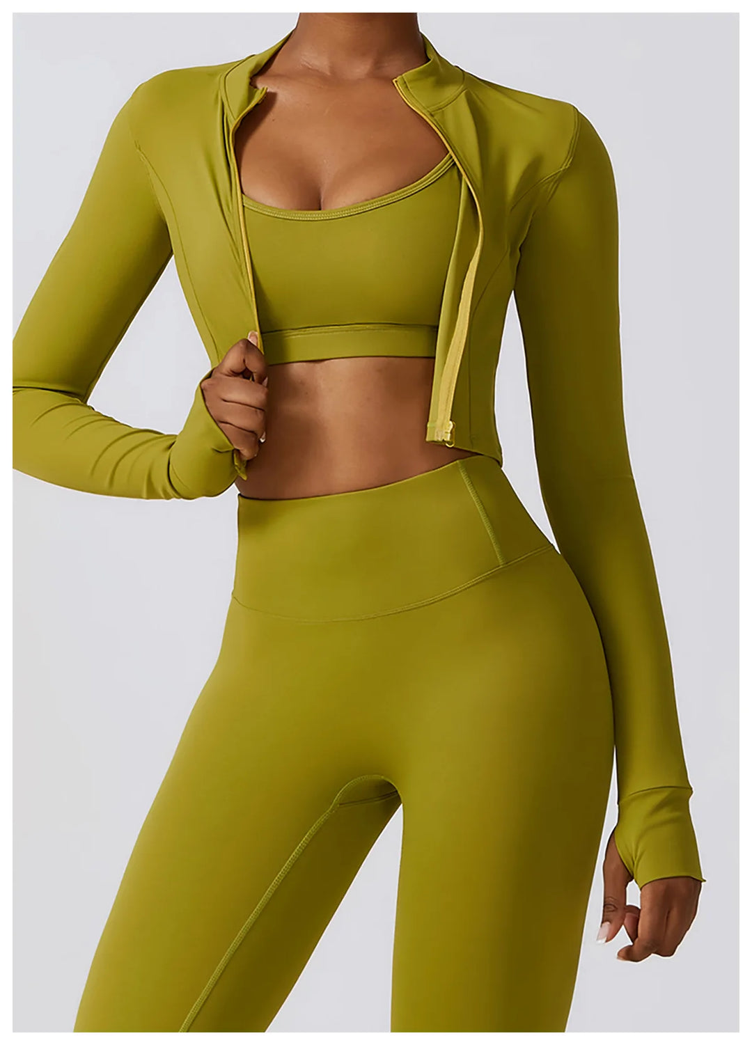 Everyday Seamless Vest - 3 parts set (yellow)