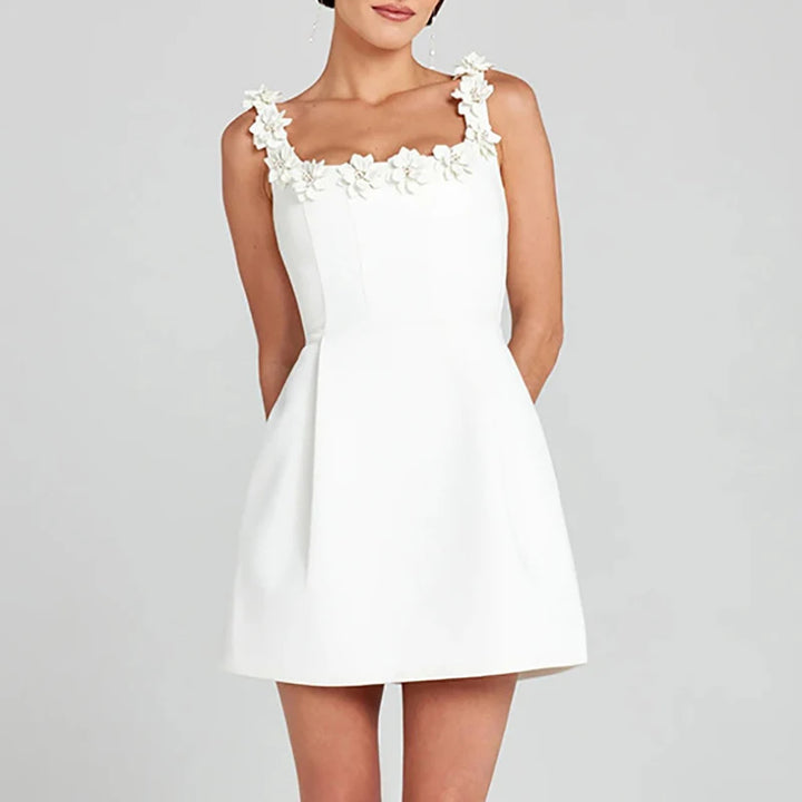 CINDY FAUX PEARL MINI DRESS