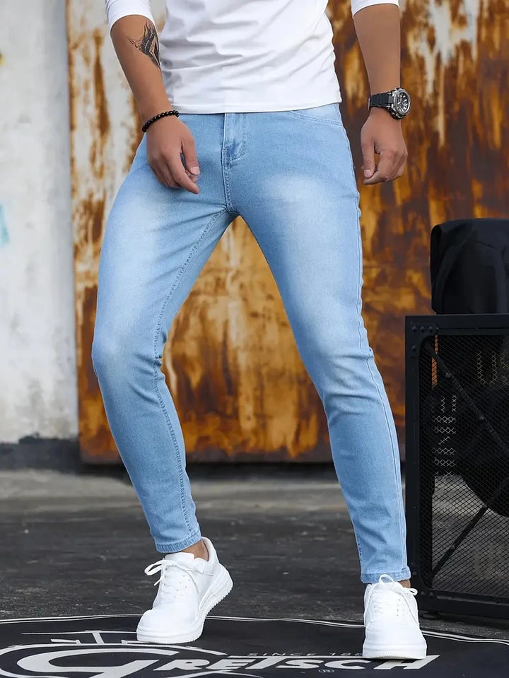 Retro Denim Skinny Jeans