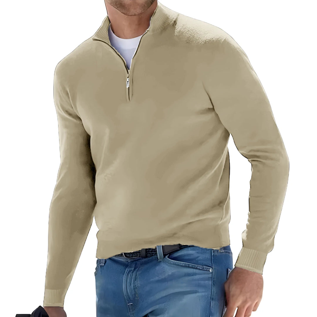 Mens Breathable Zipper Pullover