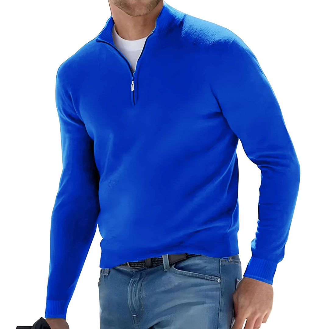 Mens Breathable Zipper Pullover