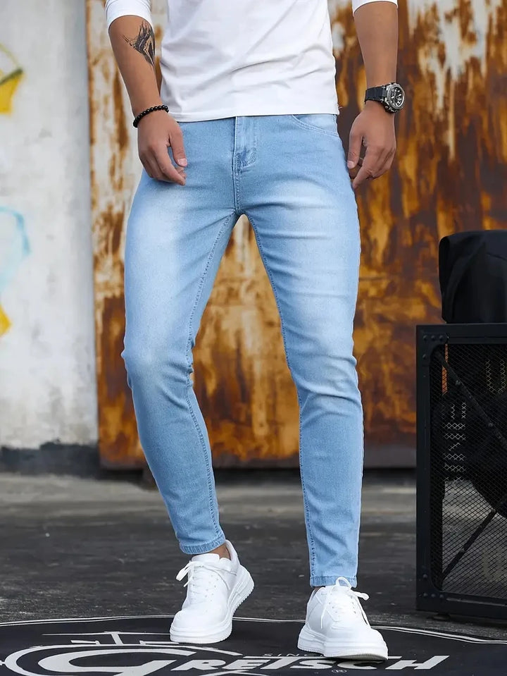 Retro Denim Skinny Jeans