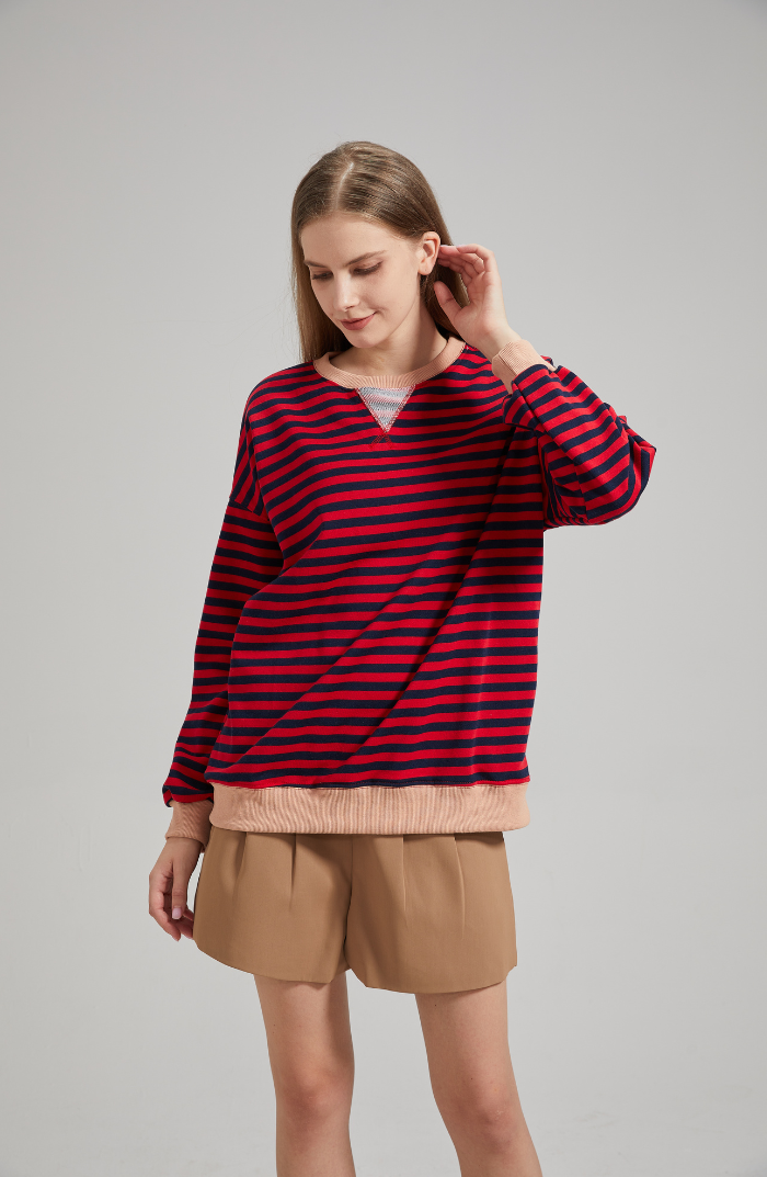 Cozy Stripes Oversized Sweater