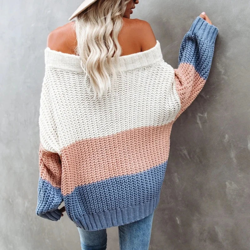 Elegance Color Block Sweater