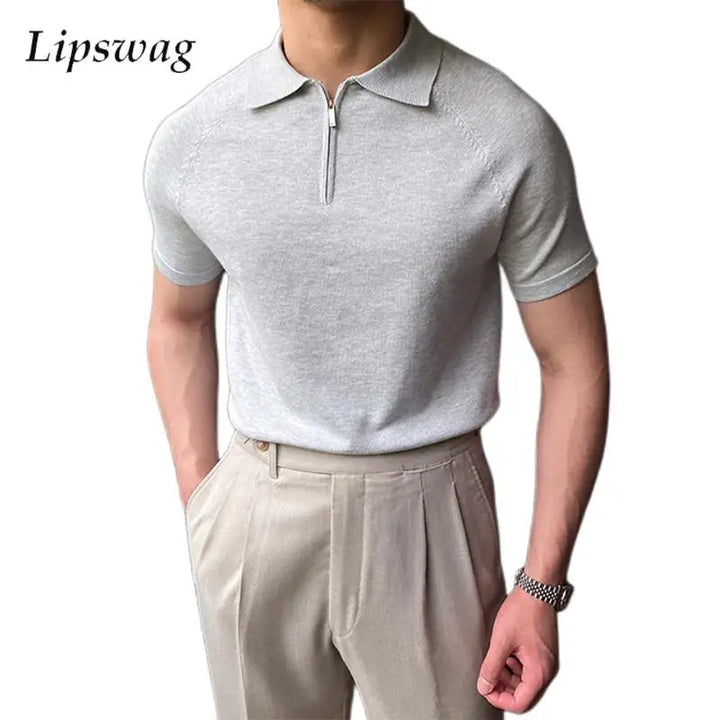 Men's Summer Knit Polo