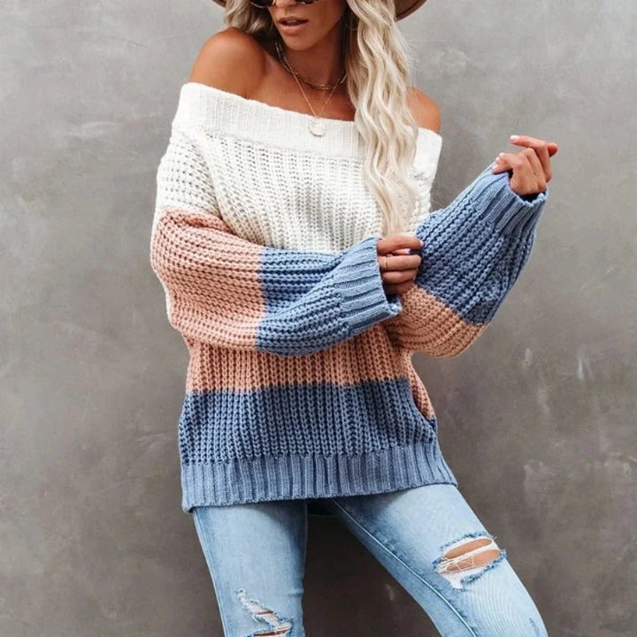 Elegance Color Block Sweater