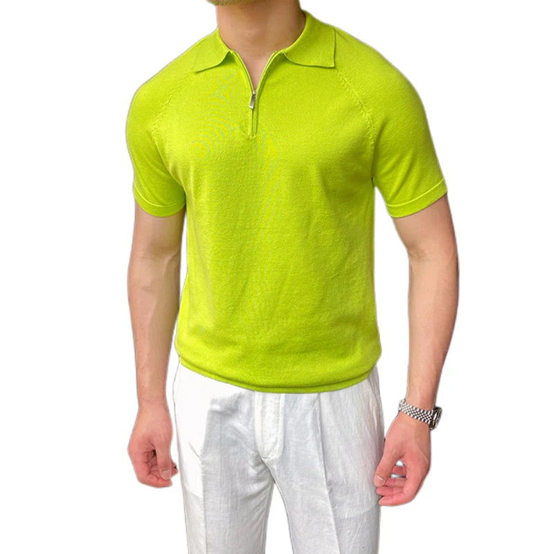 Men's Summer Knit Polo