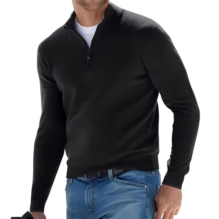 Mens Breathable Zipper Pullover