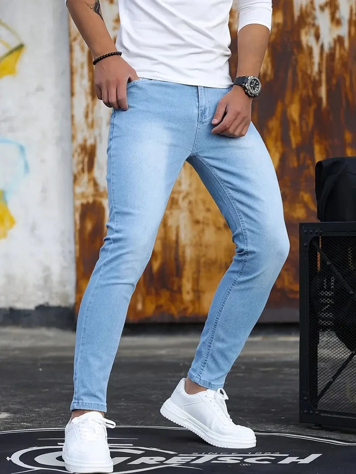 Retro Denim Skinny Jeans